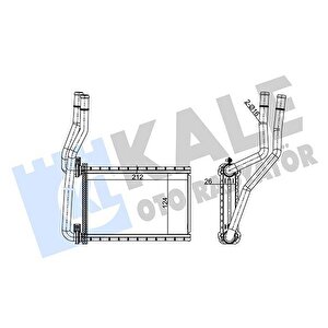 Kalori̇fer Radyatörü Suzuki Sx4 1.6l M16a Rw415 05- 1.6l D16aa Akk416d 14- / Swift 1.3l 1.5l M13a M 15a Rs413 Rs415 Macar 05- 1.2l K12b Azg412 12- / Fiat Sedici 06- - Alemi̇nyum
