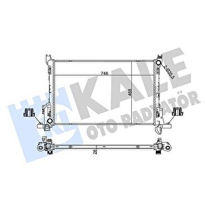Radyatör Brazing Fiat Talento-nissan Nv300-opel Vivaro-renault Trafic Iii-vauxhall Vivaro Radyatör