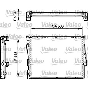 Motor Su Radyatoru Bmw M52 M54 M57 E46 Z4 E85