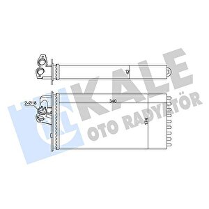 Kalorifer Radyatoru Mercedes Vito W638 96 03