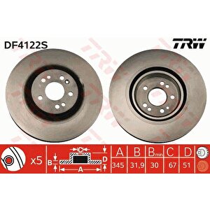 Fren Diski On Mercedes Ml-class W163 98 05