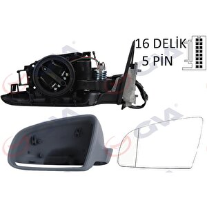 Diş Di̇ki̇z Aynasi Sol A3 03 Elektri̇kli̇ Isitmali 3 Kapili Astarli Asferi̇kli 5 Fi̇ş Vm-011ehal