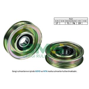Alternatör Gergi̇ Rulmani Honda Civic V 1.6i̇ 94-95 Civic Vi 1.4i̇ 95-01