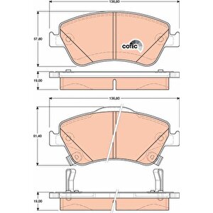 Ön Fren Balata Toyota Auris. Corolla 1.4l 1ndtv Nde150 D-4d Dizel 07-