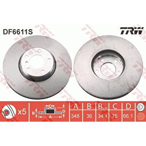 Fren Diski On Adet Sol Bmw F10 F01 F06 F07 F12 F13