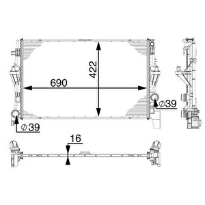 Motor Su Radyatoru Mercedes Vito W447 14