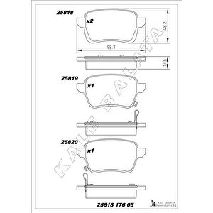 Arka Fren Balatasi Opel Corsa E 14 19 Adam 14 19 15 Jant Rpo J67 Fiat Egea 16 500l 13 264mm