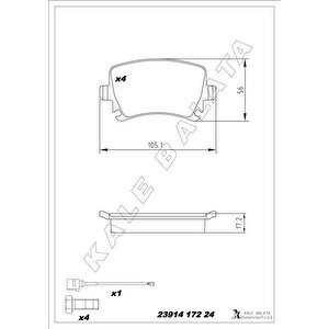 Arka Balata Passat-cc-caddy-golf5-golf6-jetta-a3-a6-leon-octavia-superb 04 Gdb1622