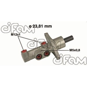 Fren Ana Merkez Focus Ii 04 11 C-max 04 11 Volvo C30 06 12 C70 Ii 06 12 S40 Ii 06 12 V50 06 121.6d-2.0d-d5-t5 23.81mm
