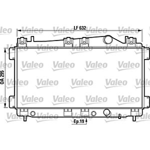 X Radyatör Chrysler Neon 1.8 16v 97-99 2.0 16v 94-99
