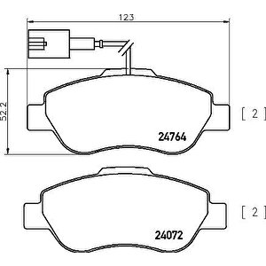 Fren Balatasi Takimi Ka 1.2 Duratec.ka 1.3 Tdci Duratorq 16v