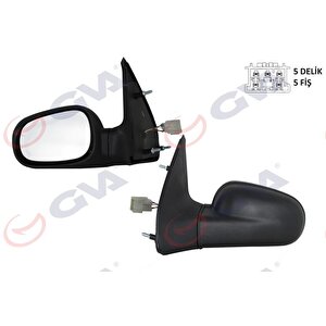 Diş Di̇ki̇z Aynasi Sol Clio 94-98 Elektri̇kli̇ Isitmali Düz Cam 5 Fi̇ş Vm-126ehl