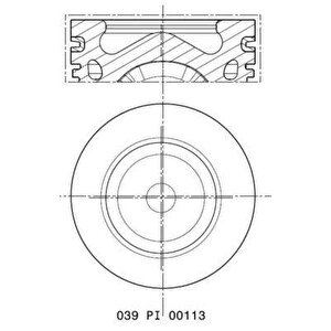 Motor Pi̇ston Segman 050 Focus-p308-p3008-p508-p5008-c4-ds5-ds4-1.6hdi-tdci Dv6c Euro5
