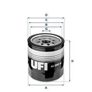 Yağ Fi̇ltresi̇ Fiesta 1.8di-focus 1.8tdci-1.8di/tddi̇-1.8t-connect 02 14 1.8tdci Transit T15-t12 2.5td 95 01