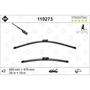 Silecek On 650 Mm / 475 Mm Tesla Model Y 5yjy 2019 Model 3 5yj3 2018 Vw Passat B8 T-roc Arteon