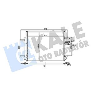 Klima Radyatoru Mondeo Iv S Max 07 / Galaxy 1.6 / 1.8 / 2.0 / 2.0tdci 07 / Landrover Freelander 2.2t