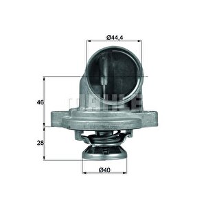 Termostat 80 C Mercedes Vito Om601 W638 96 03
