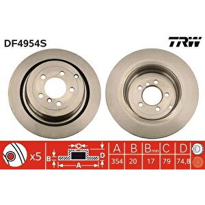 Fren Diski Arka Range Rover 3 Vogue L322 02 12