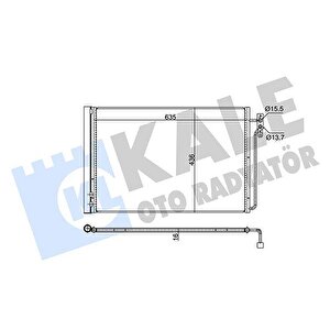 Klima Radyatoru 306d1 M62 B44 Range Rover 3 Vogue L322 02 15