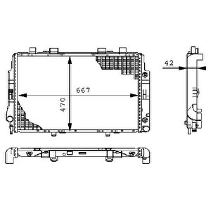 Motor Su Radyatoru Mercedes S-class W140 91 98