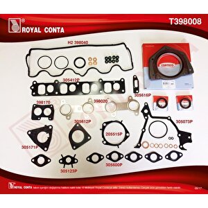 Motor Takim Conta Keçeli̇ S Lasti̇kli̇ Doblo-punto 1.9 Jtd 182.b9.000- 188.a2.000 Motor Skc Si̇z