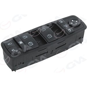 Cam Acma Salteri On Sol Siyah. Ayna Katlamali Mercedes W169 W245