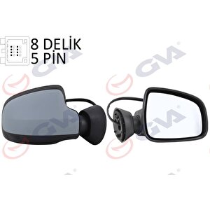 Diş Di̇ki̇z Aynasi Sağ Duster 11 Elektri̇kli̇ Isitmali Astarli Konveks 5 Fi̇ş Vm-6802ehpr