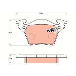 Fren Balatasi Arka Mercedes Vito W638 96 03