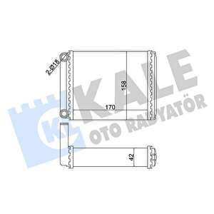Kalorifer Radyatoru Mercedes Sprinter B901 B904 95 06