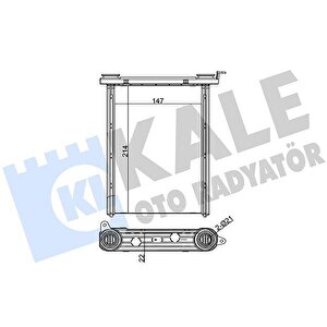 Kalori̇fer Radyatörü Mgn Iii-fluence 213x148x22