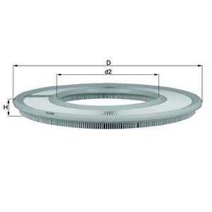 Hava Filtresi Mercedes M102 W123 S123 W124 S124