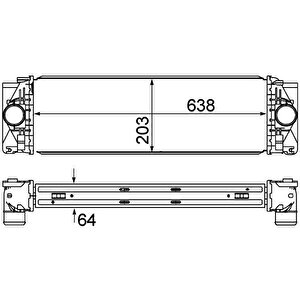 Turbosarj Radyatoru Mercedes Sprinter B906 . Vw Crafter 30-35-50