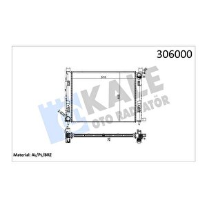 Radyatör Clio Iv-logan Ii-dokker-lodgy 1.5 Dci̇ 26mm Brazing