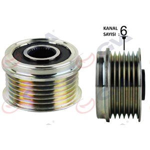 Alternatör Kasnaği Rulmanli Astra H-combo-corsa C-d-meriva 1.3cdti-doblo-grande Punto-linea 1.3mtj
