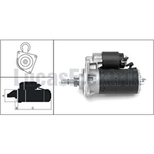 Mars Motoru 12v 1.4kw 11 Dis Niva 1700 Samara