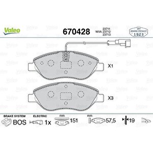 Ön Fren Balatasi Fi̇şli̇ Fiat Bravo Ii 08 14 Egea Hb 15 Alfa Romeo Mito 08 15 Lancia Delta Iii 08 14 1.3d Mtj 1.4tb 1.6d Mtj 1.9d Mtj 2.0d Mtj Büyük Ti̇p