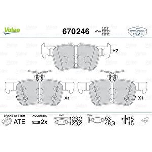Arka Fren Balatasi Galaxy Iii 15 Mondeo V 14 Edge 15 19 Focus Iv 17 Kuga Iii 19