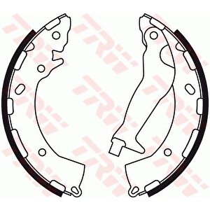 Arka Pabuç Balata Hyundai İ10 11 İ20 1.1crdi̇ 1.2 1.4 Crdi̇ 1.6 Crdi̇ 08 Kia Rio 1.2 1.4 203x32