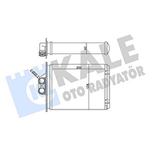 Kalori̇fer Radyatörü Vectra B 96-02 250x182