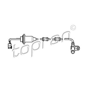 Abs Sensoru Arka Sag Mercedes S-class W220 C215