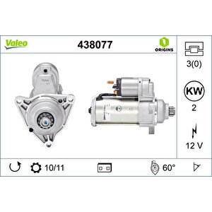 X Marş Motoru 12v 10 Di̇ş Vw Transporter 1.9-2.4-2.5 98-03