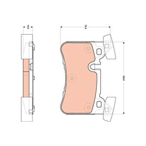 Fren Balatasi Arka Mercedes Amg W204 S204 C204 C218 W212
