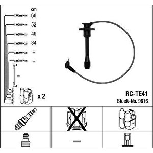 Buji̇ Kablosu Toyota Corolla 1.6l 4a-fe Ae101 Ae111 Dohc 92-00 Rc-te24