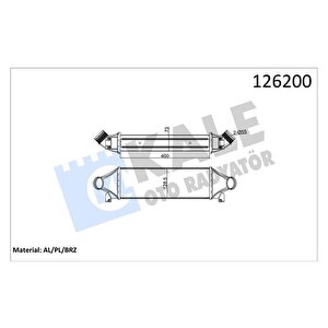 Turbo Interkoll Radyatoru Transit V184 2.4tdci 135ps 140ps 01 06 V347 06 07 A.ceker