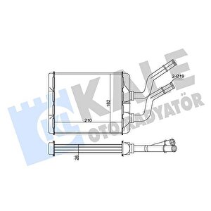 Kalori̇fer Radyatörü Alfa Romeo 147-156-gt