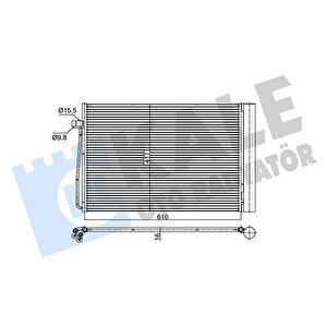 Klima Radyatoru Bmw M54 N62 N73 E60 E65 E63 E64