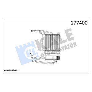 Kalori̇fer Radyatörü Focus-tourneo Connect 1.6 16v-1.8 16v-1.8 Tdi 207x196x27 2 Sira Alb