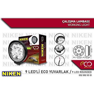 Calisma Lambasi Eco 9 Ledli̇ Yuvarlak