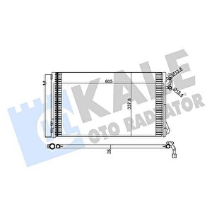 Klima Radyatoru Bmw E81 E82 E87 E88 E90 E91 E92 E93 E84 Z4 E89 M47 N47 M57 N57 N54 N55