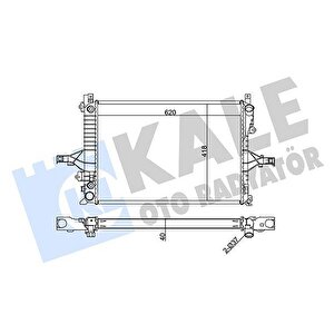 Motor Su Radyatör Volvo S60 01 10 S80 98 06 V70 00 07 Xc70 00 07